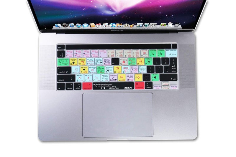 XSKN Ableton Live English Silicone Shortcuts Keyboard Cover Skin for Touch Bar Models 2019 MacBook Pro 16 inch A2141 2020 MacBook Pro 13.3 inch A2251 A2289 A2338 M1 Keyboard US&EU Version - Image 2